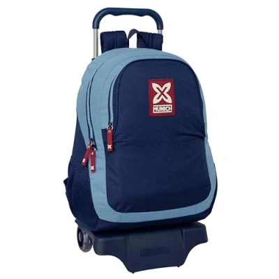 Afbeelding van Schoolrugzak met Wielen Munich Royal Blauw 32 x 44 16 cm