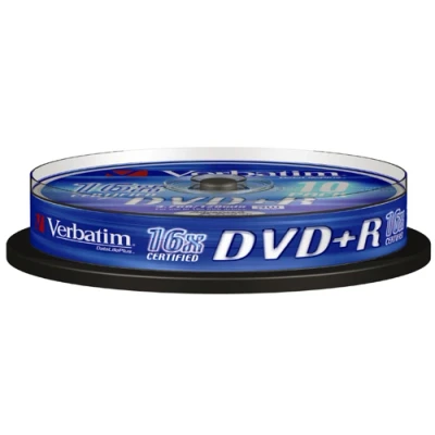 Afbeelding van DVD+R Verbatim Matt Silver 4.7 GB 16x 10 pcs