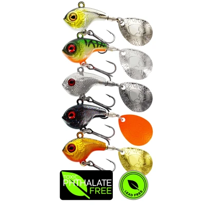 Afbeelding van Westin DropBite Spin Tail Jig 3,7cm 22g Headlight Spinner