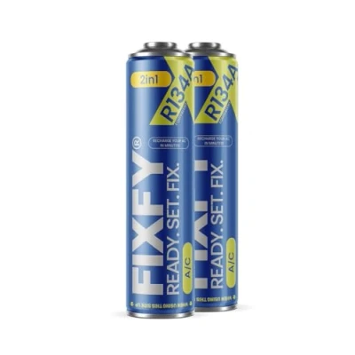 Afbeelding van FIXFY 2 in 1 x R134a gaswissel met olie set voor airconditioning 500 ml zelfvullen van auto&#039;s 1995 2016
