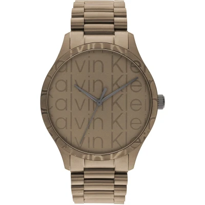 Afbeelding van Calvin Klein Horloge, Heren, Maat: One Size, Khaki