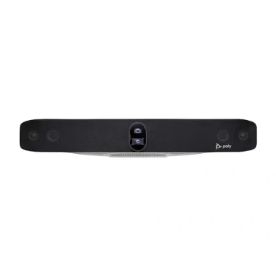 Image de Poly Studio X70 Barre vidéo tout en un Certifié Zoom, pour Microsoft Teams, Google Meet noir