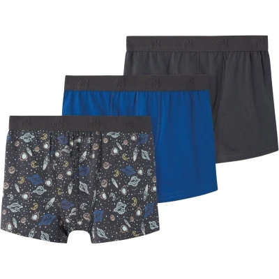 Afbeelding van NAME IT NKMBOXER 3P Iron SPACE NOOS Jongens Onderbroek Forged