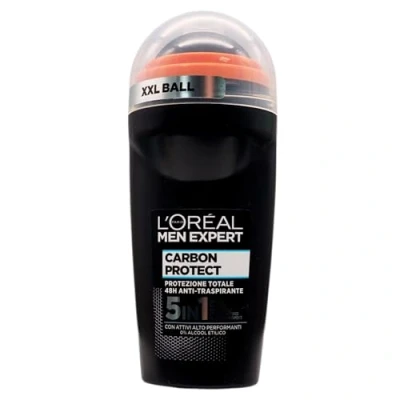 Afbeelding van L&#039;Oréal Paris Men Expert Roll On Carbon Protect, anti transpirant, 50 ml