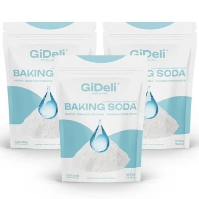 Image de Bicarbonate de Soude Ménager sodium 3x 5kg Multi Usages Qualité des aliments PureBicarbonate Soude, sel (15kg)