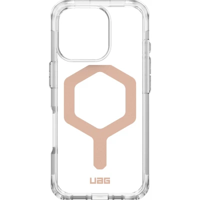 Afbeelding van Urban Armor Gear Plyo Hoesje Geschikt voor Apple iPhone 16 Pro Compatibel met MagSafe Back Cover Magneet Militaire Standaard Ice Roze
