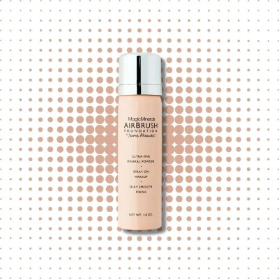 Afbeelding van Magic Minerals AirBrush Foundation by Jerome Alexander Bright/Light Make up Met een natuurlijke dekking Hylaluronzuur en Agrireline