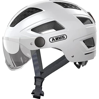 Afbeelding van Abus Hyban 2.0 ACE stadsfiets helm Polar White L