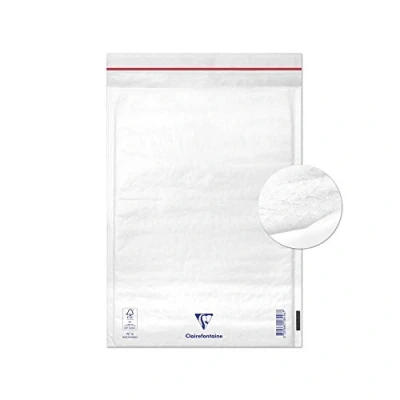 Afbeelding van Clairefontaine 7346C 10 witte bubbelfolies, 22 x 33 cm, 90 g