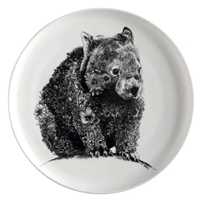 Afbeelding van Maxwell &amp; Williams Marini Ferlazzo Common Wombat Ontbijtbord 20 Cm Wit