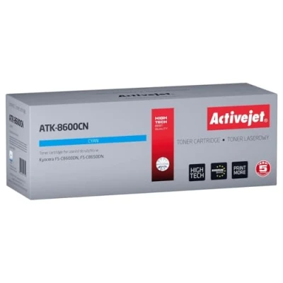 Afbeelding van ATK 8600CN toner (replacement for Kyocera TK 8600C; Supreme; 20000 pages; cyan) pages Cyan 1 pc(s)
