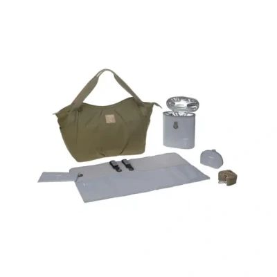 Afbeelding van Lässig Luiertas Green Label Twin Bag Olive