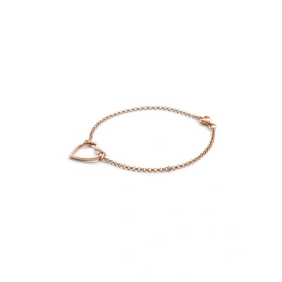 Afbeelding van Elli Dames Armband Hart Hanger Basic in 925 Sterling Zilver
