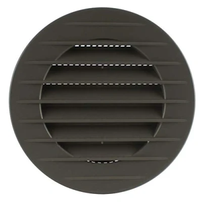 Afbeelding van MKK 17969 Ventilatierooster, buitenrooster Met insectengaas Wit, grijs, bruin 60, 70, 80, 90, 100, 120, 125, 150 mm Ø