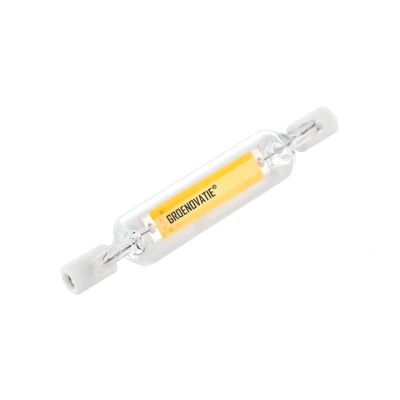 Afbeelding van R7S LED Lamp 5W Warm Wit 78mm 360o Dimbaar