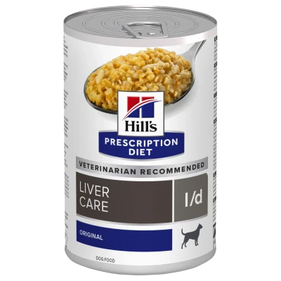 Afbeelding van Hill&#039;s Prescription Diet L/D Liver Care Blik Hondenvoer 370 g
