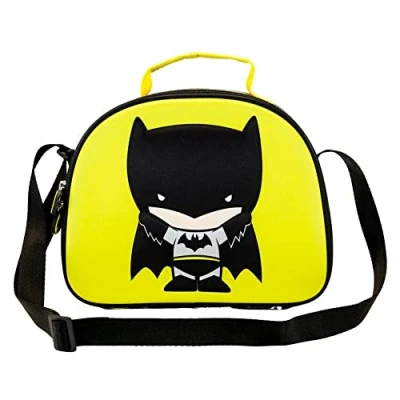 Afbeelding van Batman bat chibi 3d ontbijttas, geel, 5 m, Chibi, maanden, ontbijttas