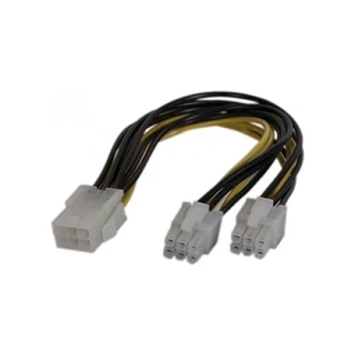 Afbeelding van Exertis Connect PCI Express voedingsadapterkabel 6pin naar 2x6pin, Interne kabel (PC)