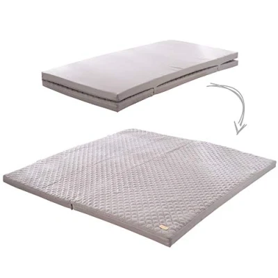 Afbeelding van roba Babymatras om te spelen en kruipen, stijl, 120 x cm, opvouwbaar, donkergrijs