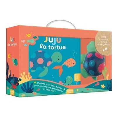 Image de Mon premier livre de bain Juju la tortue (valisette carton)
