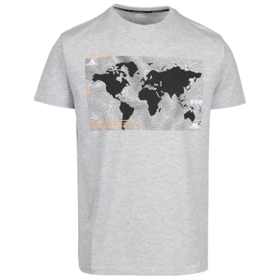 Afbeelding van Trespass T Shirt CHERA Homme, Gris Chiné, S