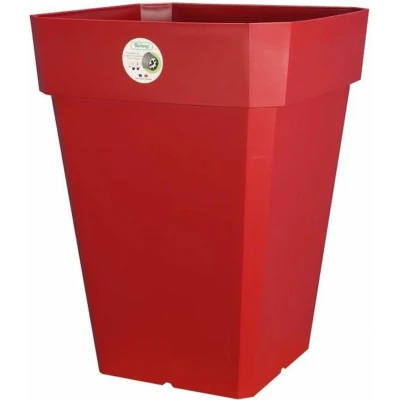Afbeelding van Bloempot Riviera Rood Vierkant 49 x 50 cm