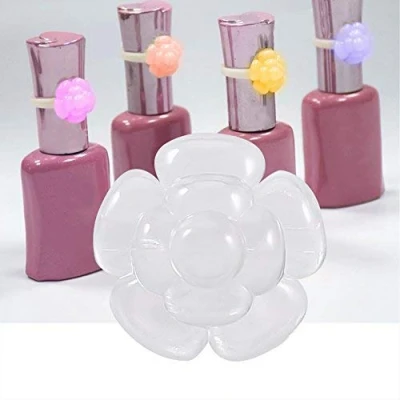 Afbeelding van 50 stuks gelnagellakringen, vlinderbloem voor manicure en nageldecoratie (transparante bloem)