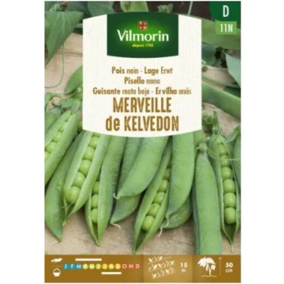 Afbeelding van Vilmorin lage erwt Merveille de Kelvedon