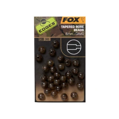 Afbeelding van Fox Edges Camo Tapered Bore Bead 6mm 30 stuks Karper onderlijnmateriaal