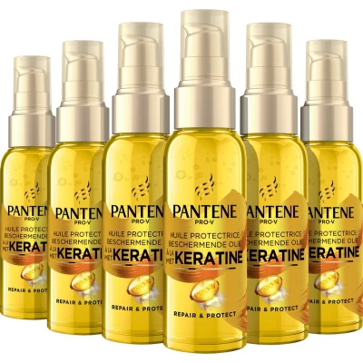 Afbeelding van Pantene Pro V Repair &amp; Protect Beschermende Haarolie Met Keratine 6 x 100ml