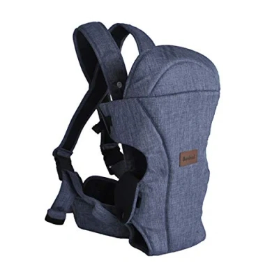 Afbeelding van Baninni Draagzak Buikdrager Sacco Melange 2 in 1 Blauw