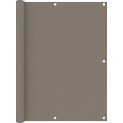 Afbeelding van Balkonscherm 120x600 cm oxford stof taupe