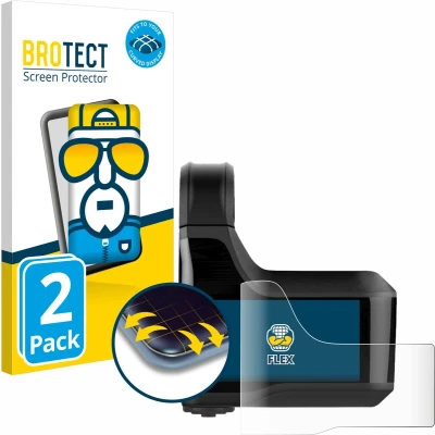 Afbeelding van BROTECT Screenprotector voor Shimano Steps SC EM800 Folie Beschermfolie transparant volledig dekking (2 Stuks)