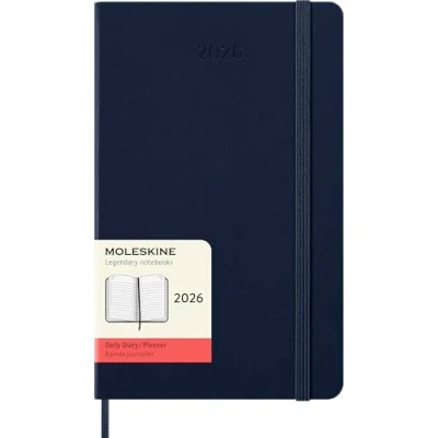 Afbeelding van Moleskine 12 Maanden Agenda 2026 Dagelijks Large Harde Kaft Saffier Blauw