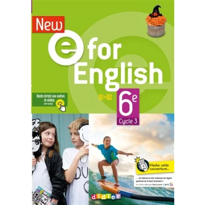Image de New E For English 6ème Anglais Ed.2021 Livre de l&#039;élève