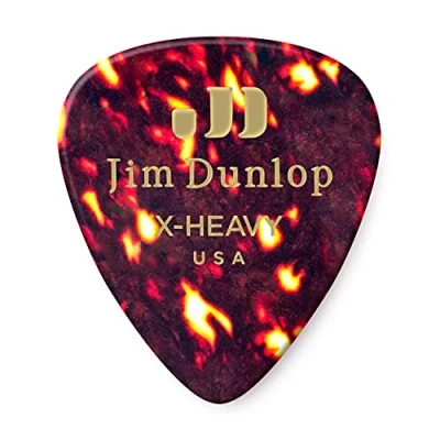 Afbeelding van Dunlop Genuine Plektrum extra heavy Shell 483, 12er set Plectrum