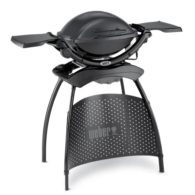Afbeelding van Weber Q 1400 Dark Grey met stand