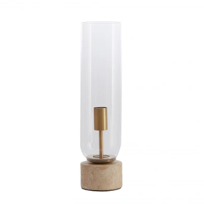 Afbeelding van Light &amp; Living Tafellamp Rylano Glas 47cm
