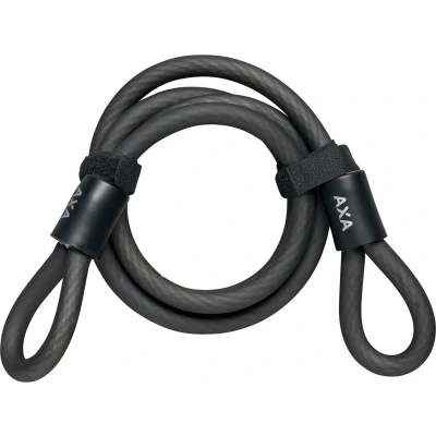 Afbeelding van Slotkabel Axa Double Loop 120/10 zwart