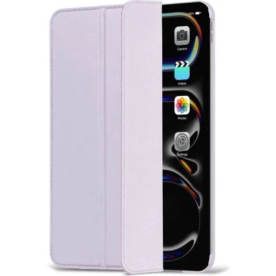 Afbeelding van DECODED Tablet Hoes Geschikt voor iPad Pro Generatie 2024 model 11 inch Lavendel Paars