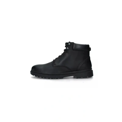 Afbeelding van Geox Veterboots, Heren, Maat: 42, Black Leer