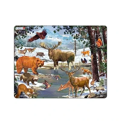 Afbeelding van Larsen Maxi FH32 Vormpuzzel 54 stuk(s) Flora &amp; fauna