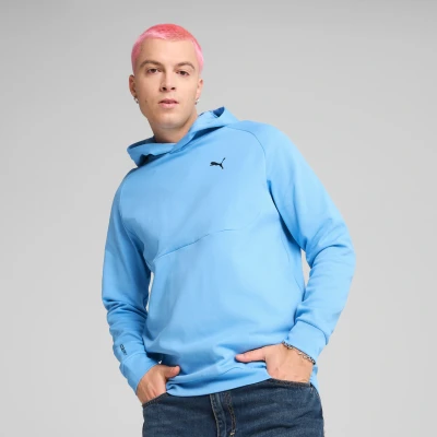 Afbeelding van Puma TECH Hoodie, Heren, Maat: XS, Team light blue
