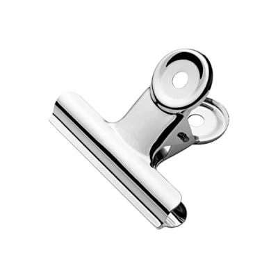Afbeelding van Bulldog klem Westcott 64,8x15mm metaal zilver 10st.