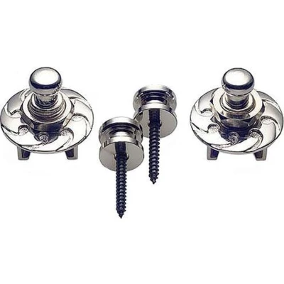 Afbeelding van Stagg SSL1GD strap lock Set Chrome