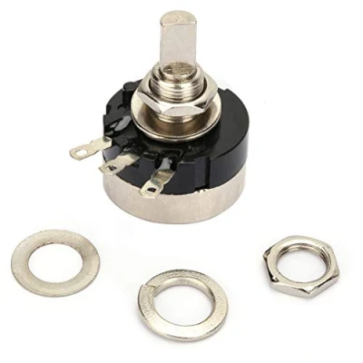 Afbeelding van 1 stuk RV24YN20F enkele cirkelpotentiometer, precisie rotatieregel potentiometer, B502, 5 K, weerstand voor het regelen van de omvormersnelheid