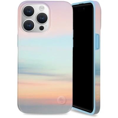 Afbeelding van Selencia Aurora Fashion Backcover geschikt voor de iPhone 15 Pro Max Duurzaam hoesje 100% gerecycled Sky Sunset Multicolor