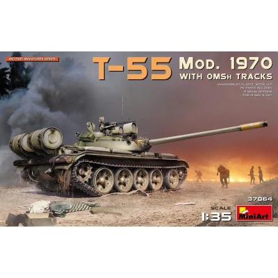 Afbeelding van Miniart T 55 Mod. 1970 W/omsh Tracks 1:35 (1/20) * MIN37064 modelbouwsets, hobbybouwspeelgoed voor kinderen, modelverf en accessoires