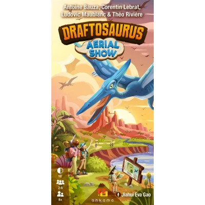 Afbeelding van Ankama Meeples spel Draftosaurus: uitbreiding Aerial Show