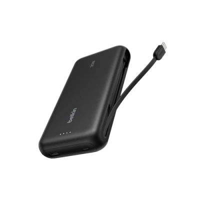 Image de Belkin Gaming Banque d&#039;alimentation 20000 mAh 30 Watt Fast Charge, PD 3 connecteurs de sortie (USB, 2 x USB C)
